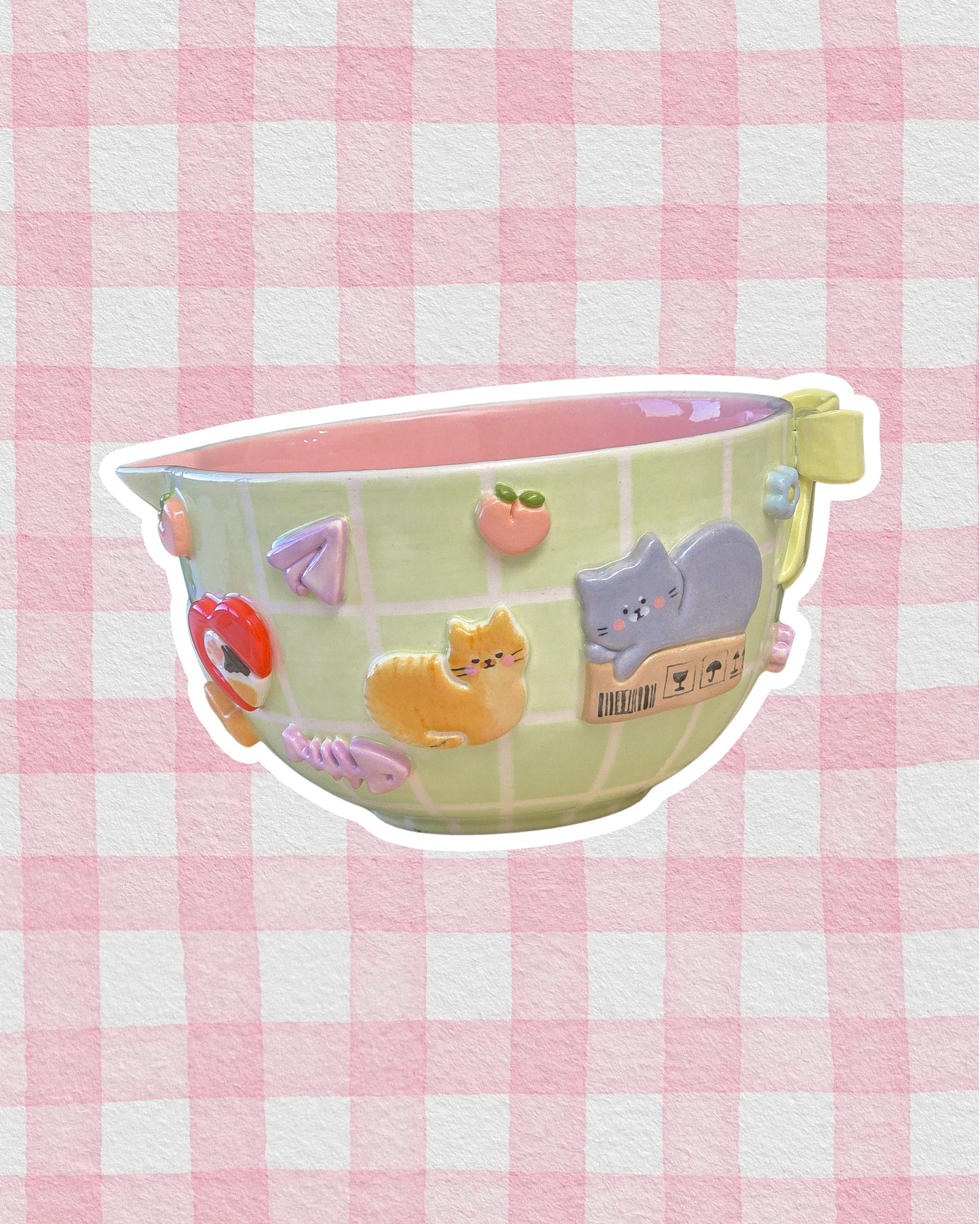 Nekochan matcha bowl
