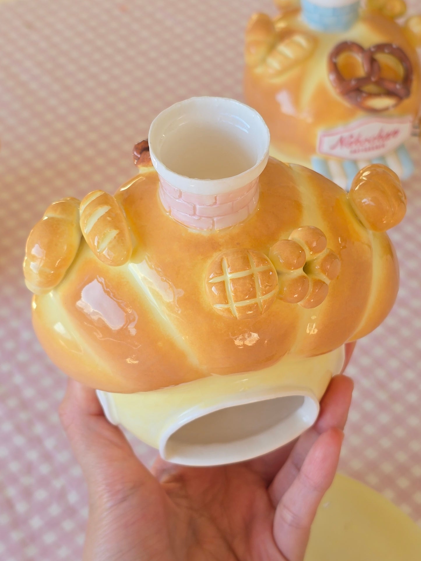Nekochan bakery candle holder - Croissant