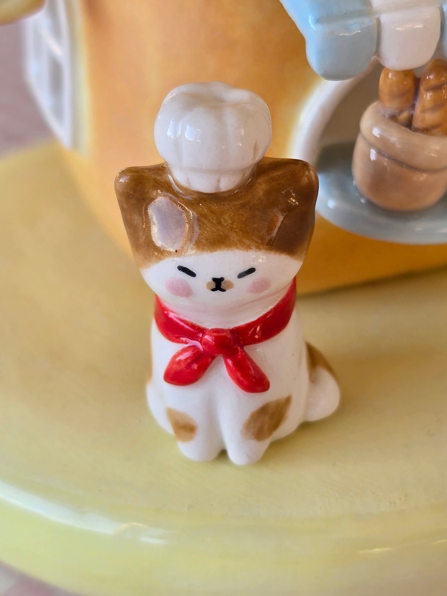 Nekochan bakery candle holder - Loaf