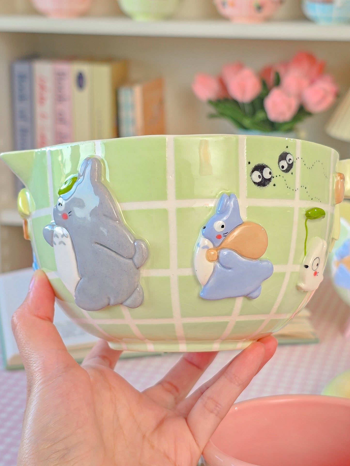 My neighbor Totoro matcha bowl
