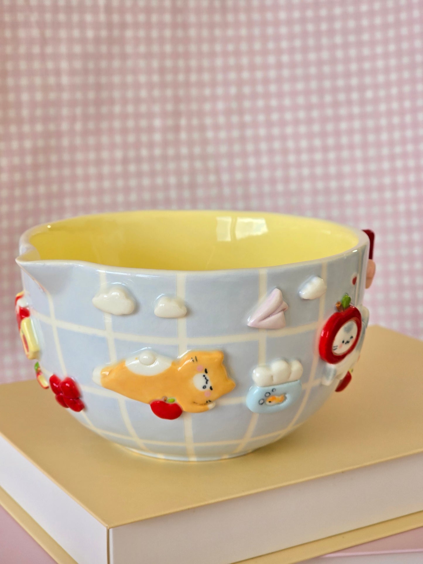 Nekochan matcha bowl