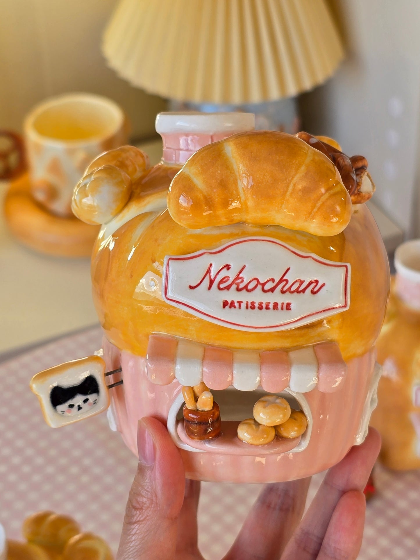 Nekochan bakery candle holder - Cupcake