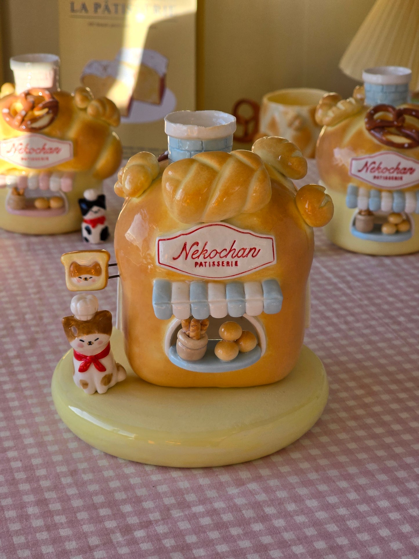 Nekochan bakery candle holder - Loaf