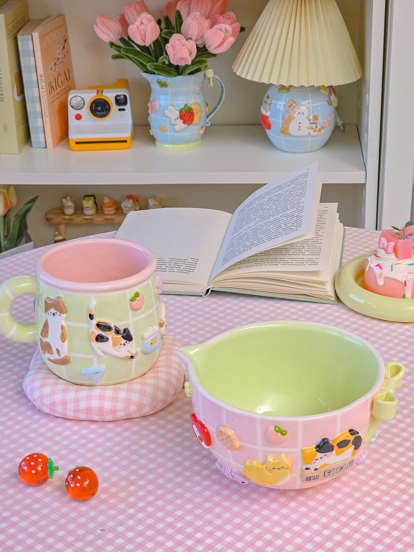 Nekochan matcha bowl