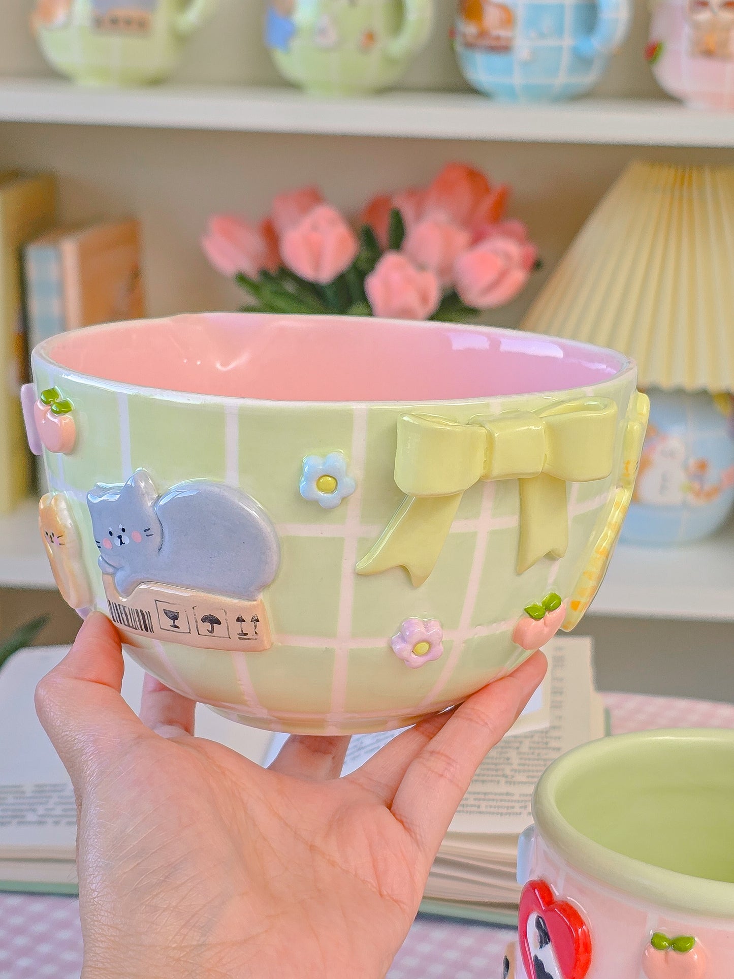 Nekochan matcha bowl
