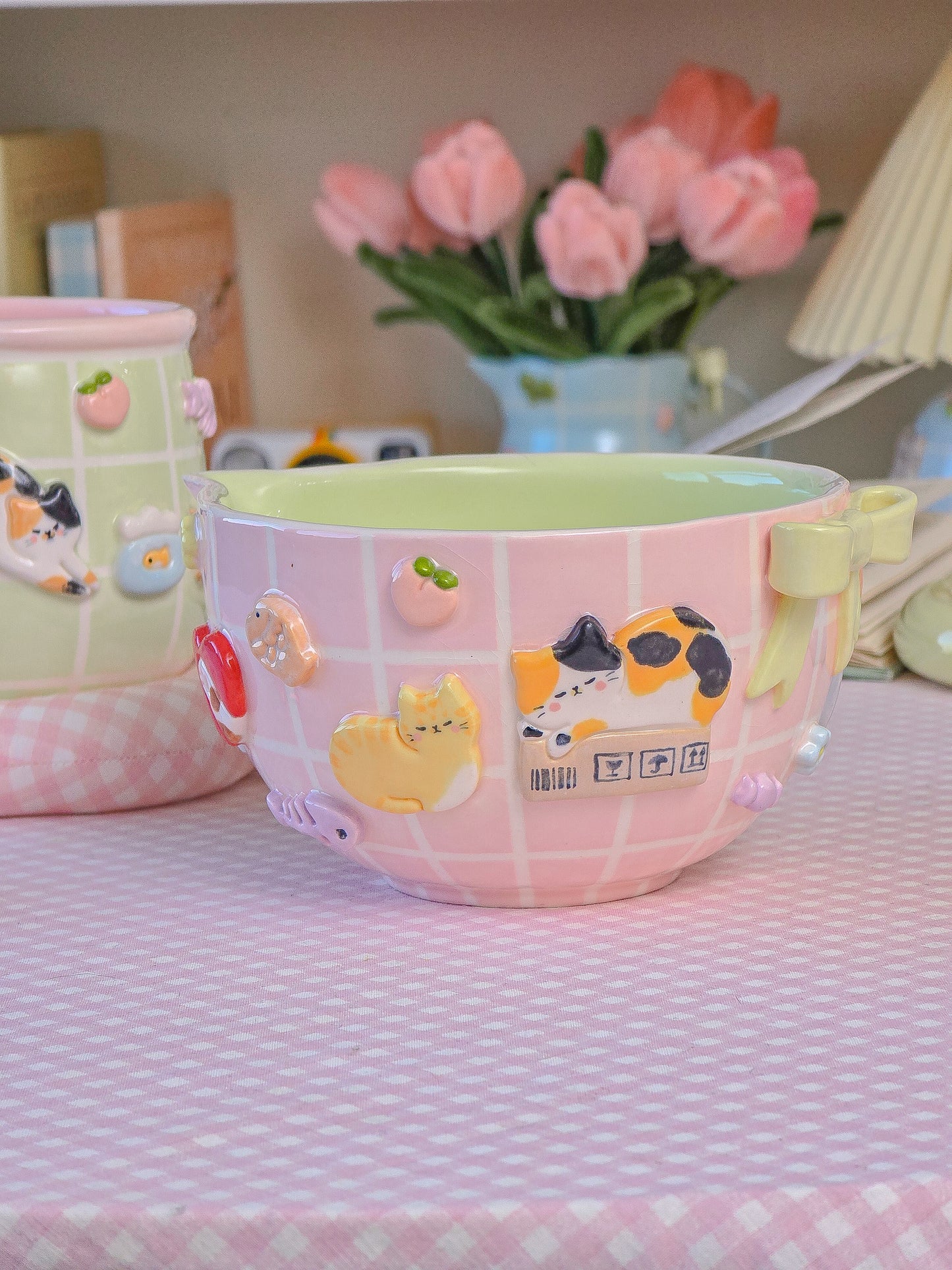 Nekochan matcha bowl