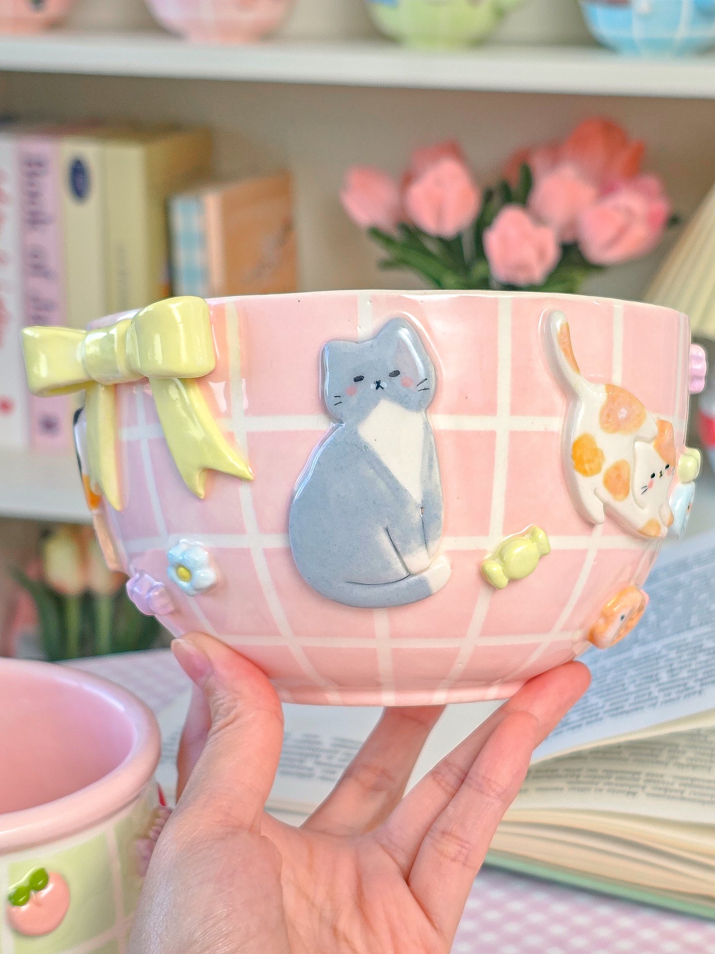 Nekochan matcha bowl
