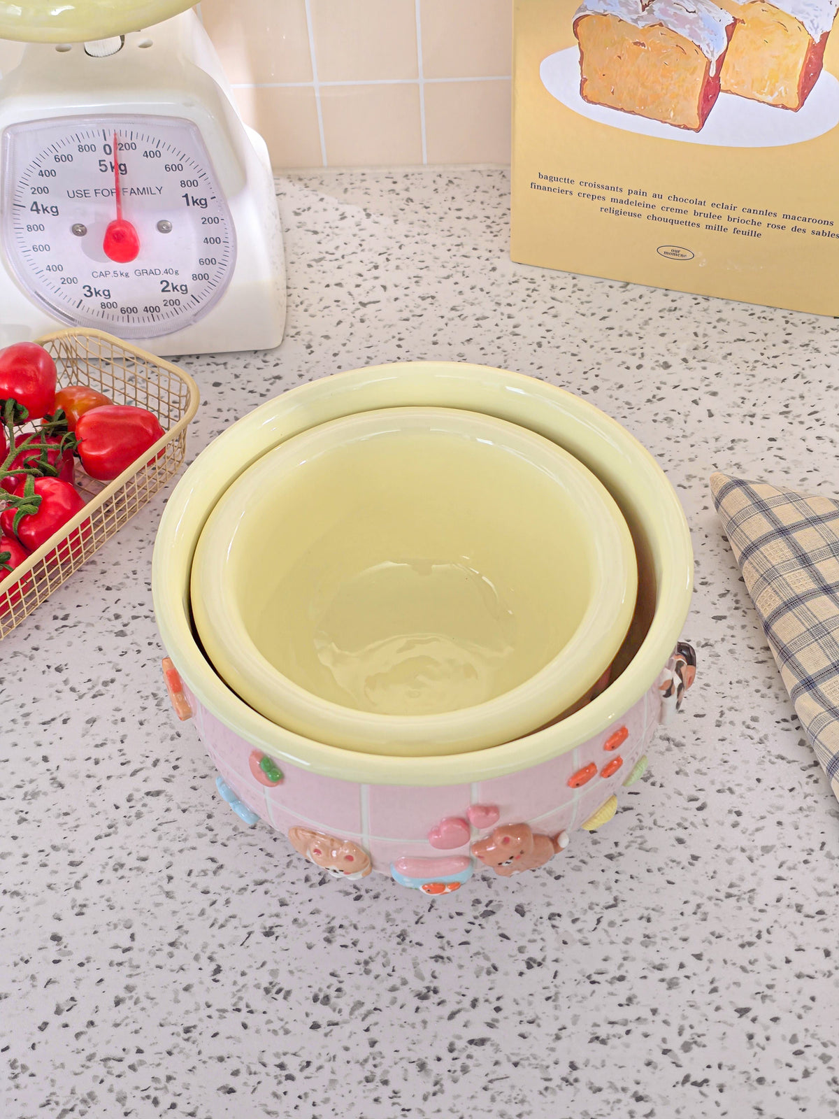 Puri nekochan Noodle bowl - Pink - Pre-order (Ready by November 30th)