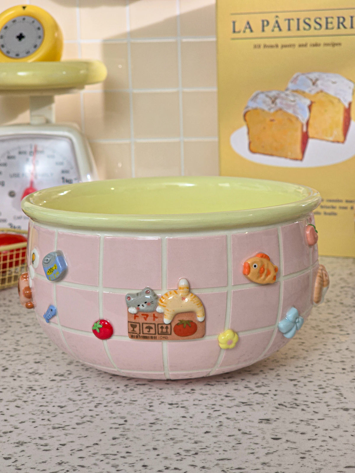 Puri nekochan Noodle bowl - Pink - Pre-order (Ready by November 30th)