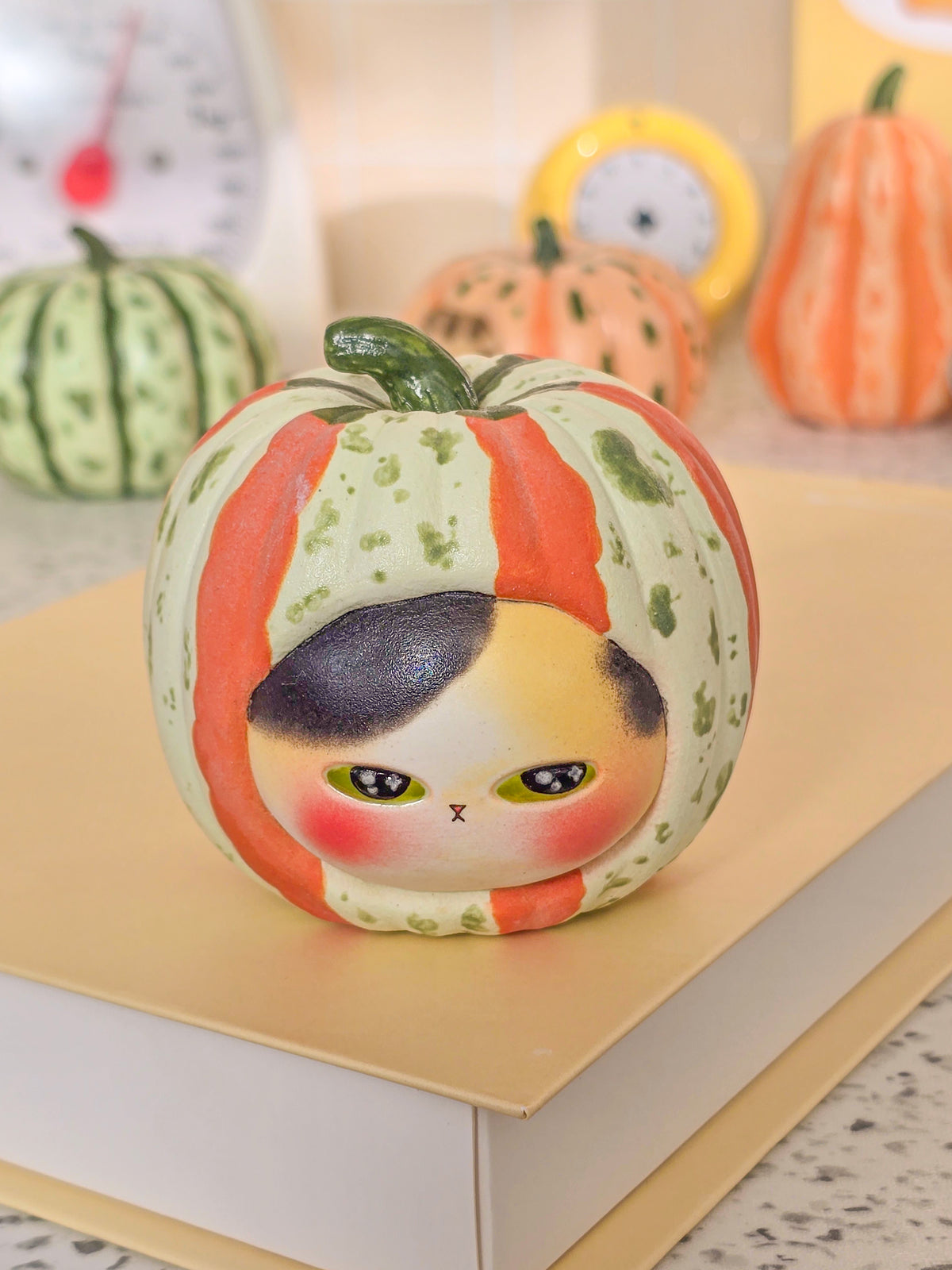 Pumpkin nekochan Salt & Pepper shaker