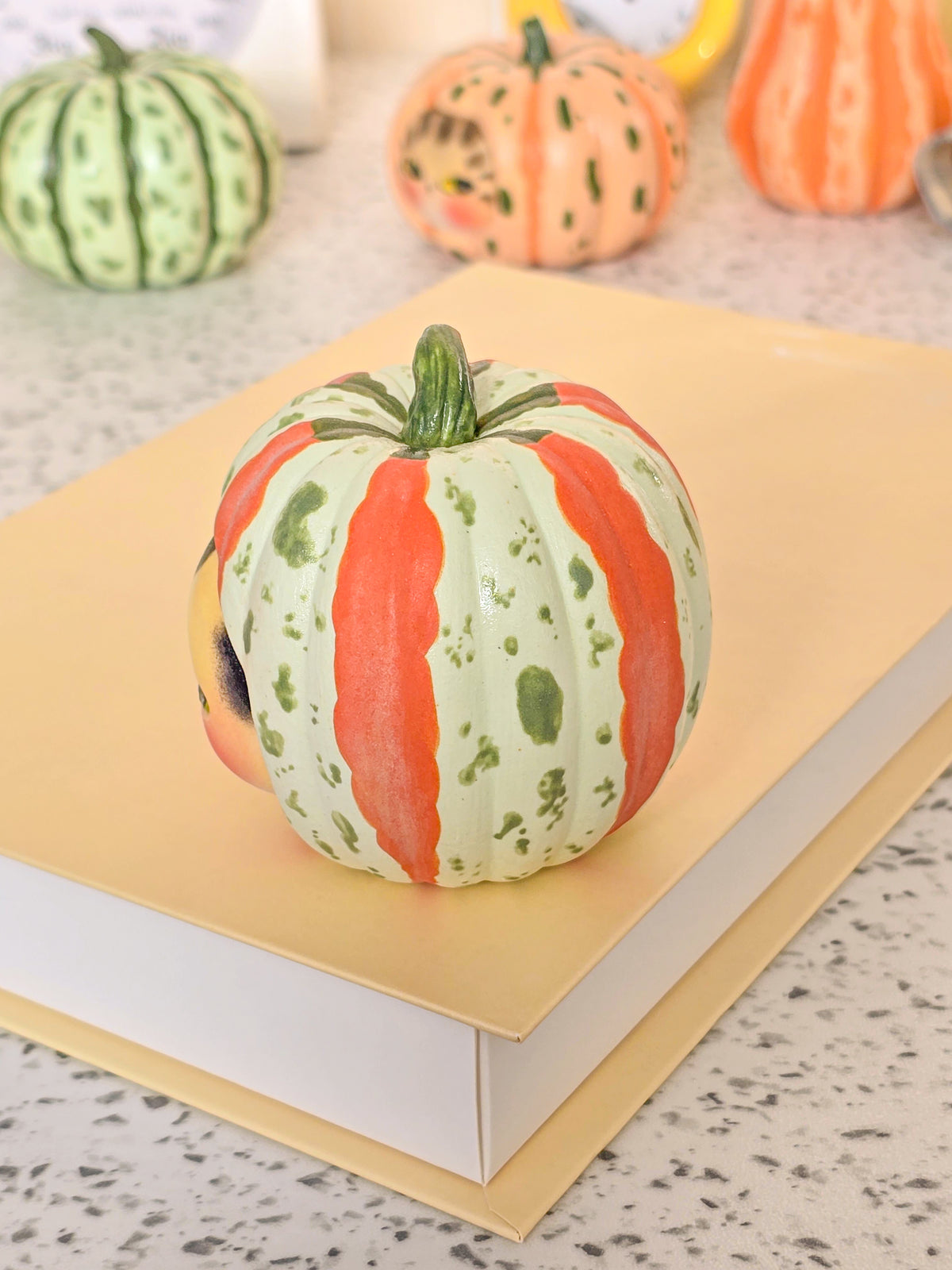 Pumpkin nekochan Salt & Pepper shaker