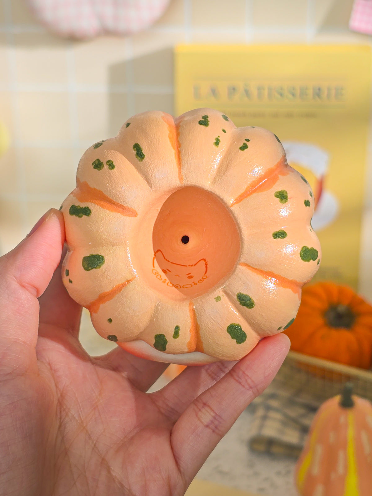 Pumpkin nekochan Salt & Pepper shaker