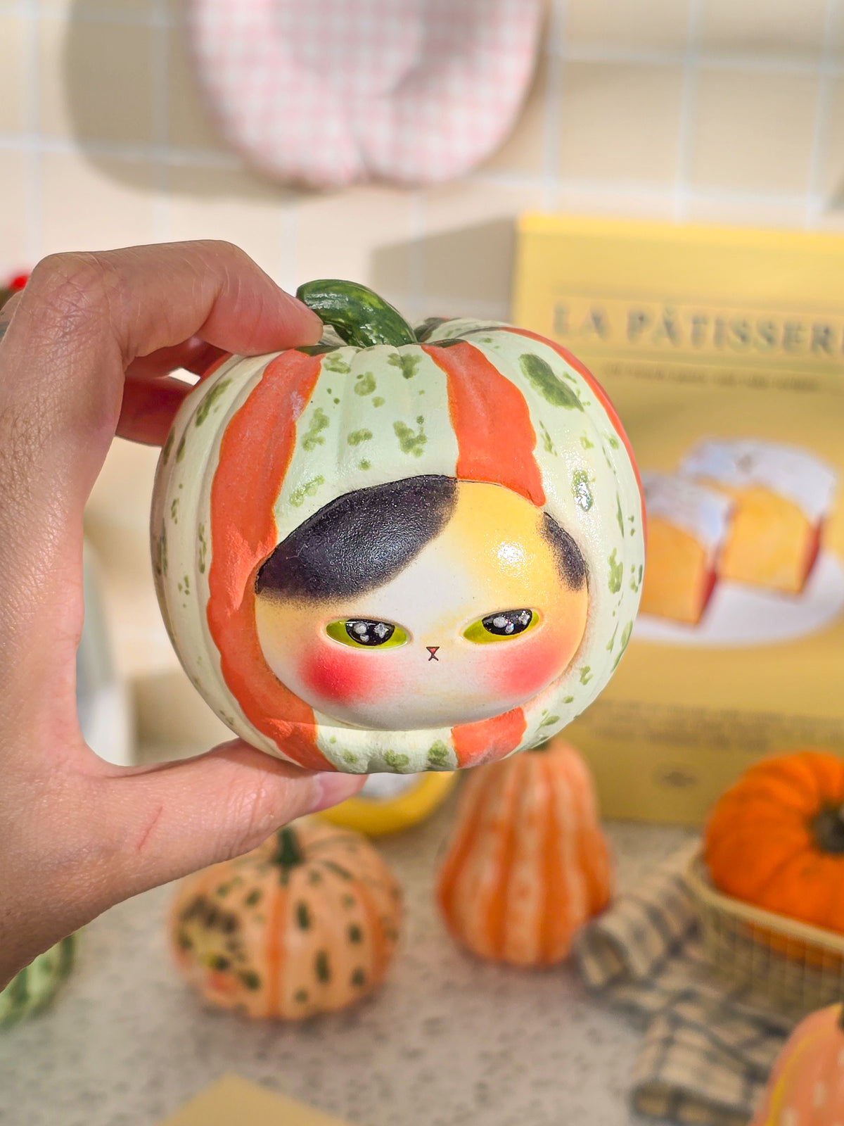 Pumpkin nekochan Salt & Pepper shaker