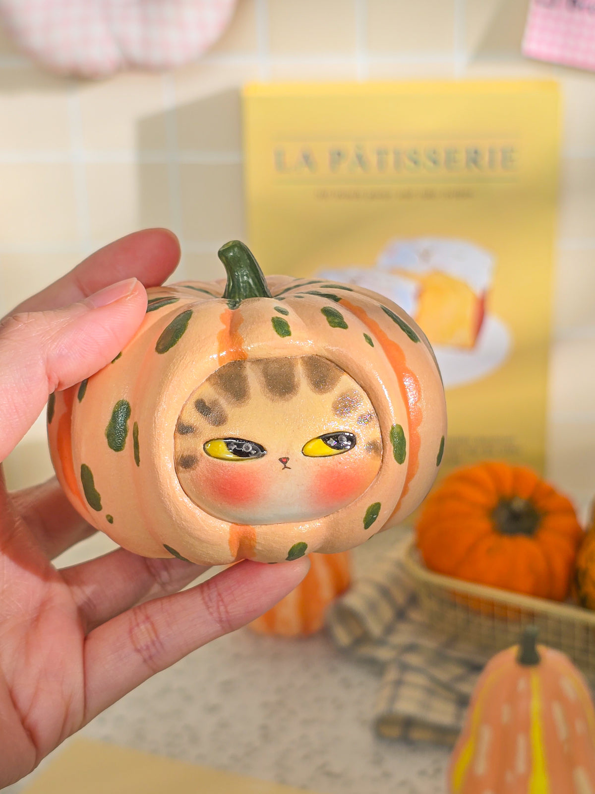 Pumpkin nekochan Salt & Pepper shaker