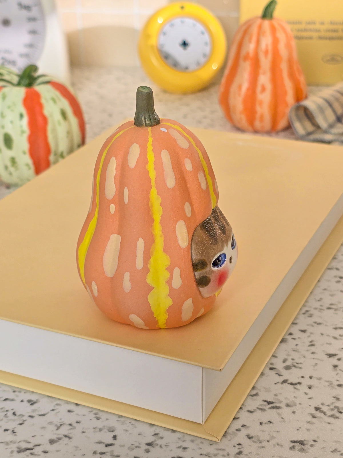 Pumpkin nekochan Salt & Pepper shaker