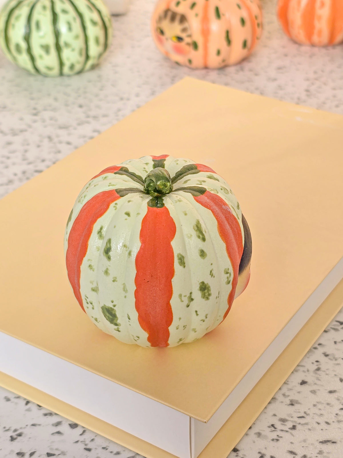 Pumpkin nekochan Salt & Pepper shaker