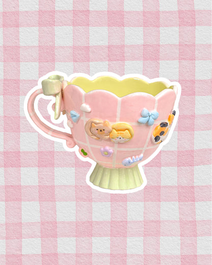 Nekochan teacup