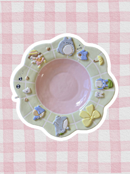 My neighbor Totoro pasta plate