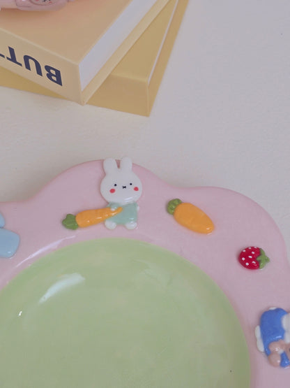 Miffy pasta plate
