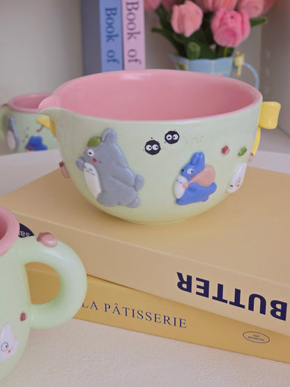 My neighbor Totoro matcha bowl