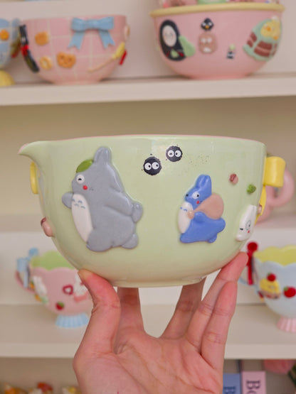 My neighbor Totoro matcha bowl