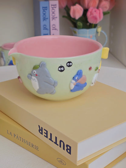 My neighbor Totoro matcha bowl