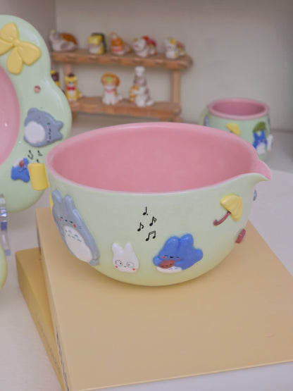 My neighbor Totoro matcha bowl