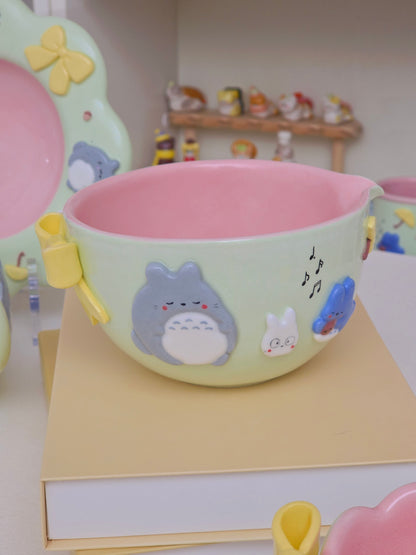 My neighbor Totoro matcha bowl