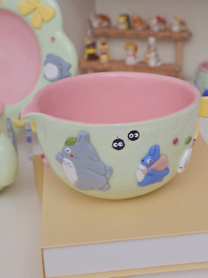 My neighbor Totoro matcha bowl