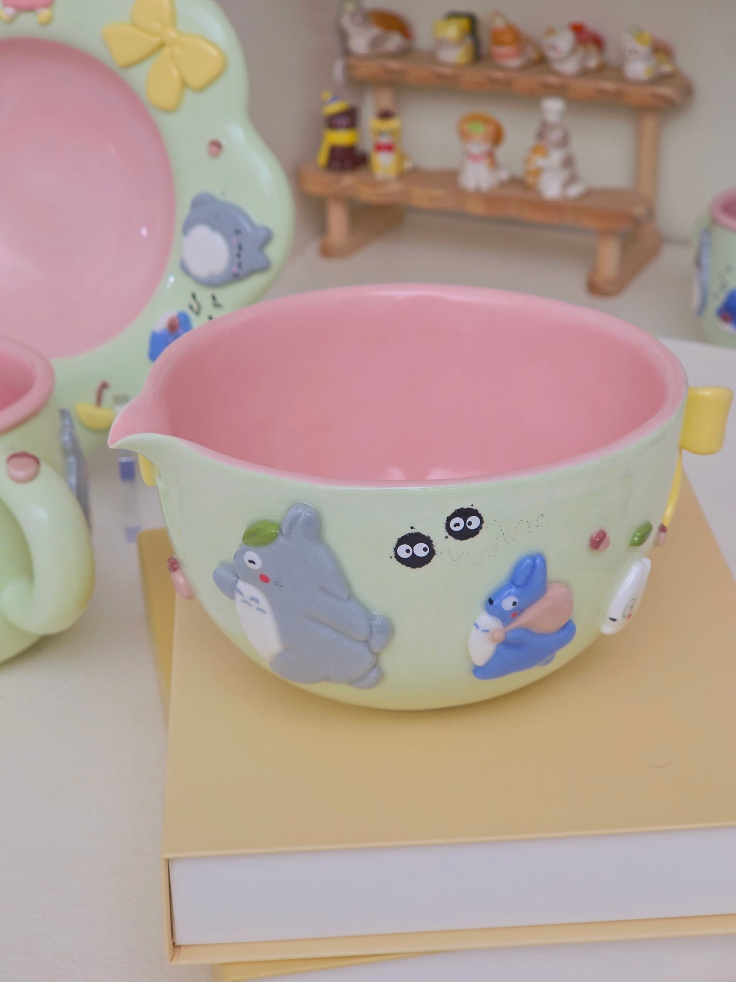 My neighbor Totoro matcha bowl