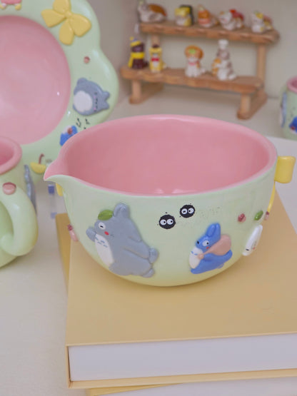 My neighbor Totoro matcha bowl