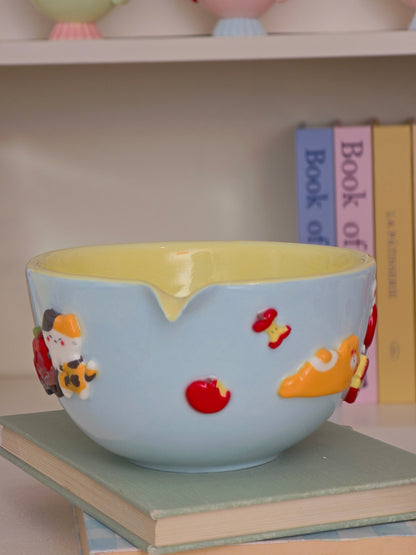 Nekochan matcha bowl