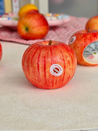 Salt and pepper shaker apple nekochan Fuku