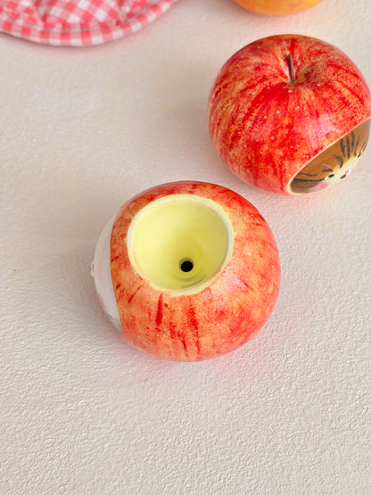 Salt and pepper shaker apple nekochan Sota