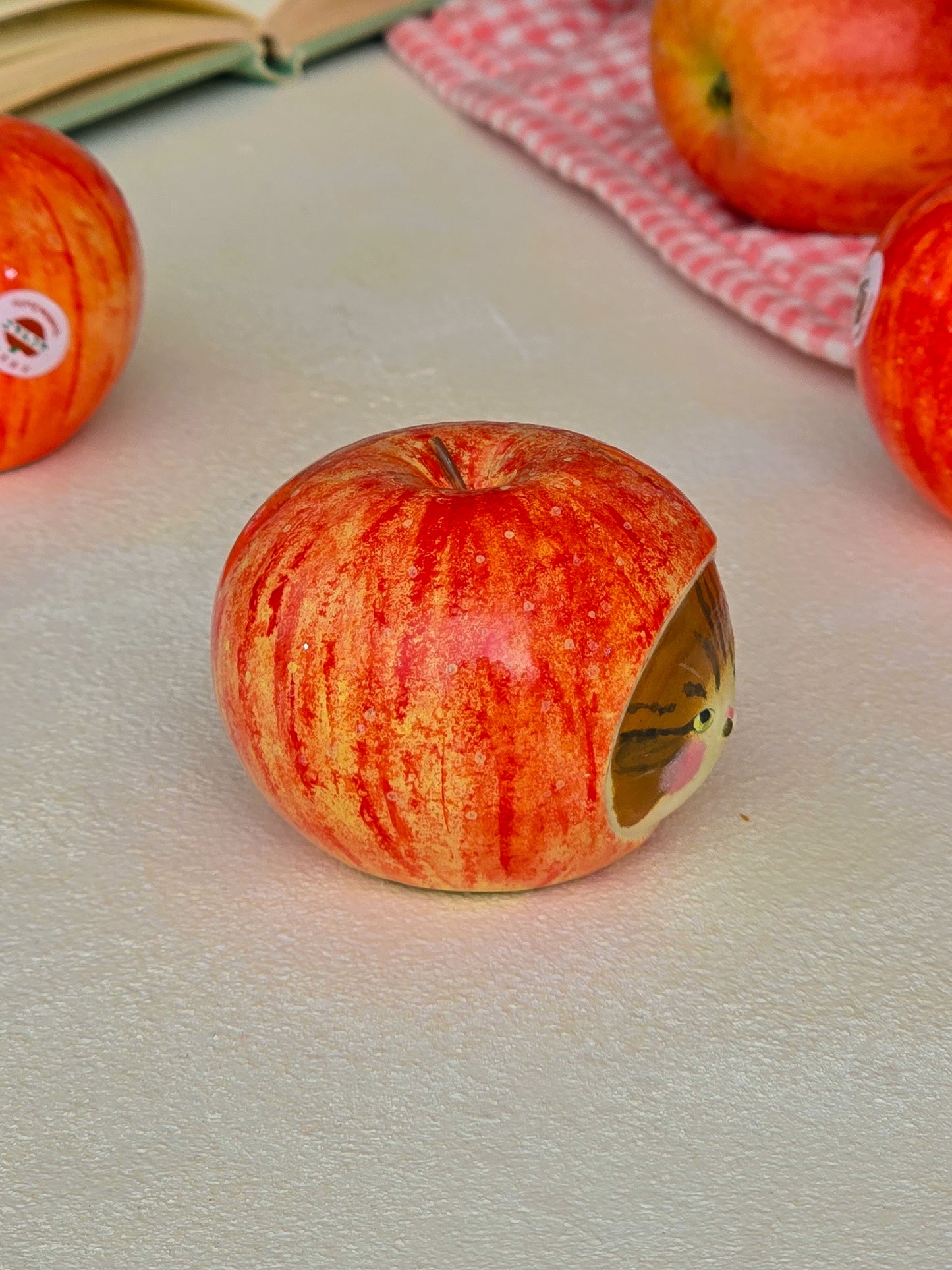 Salt and pepper shaker apple nekochan Kento