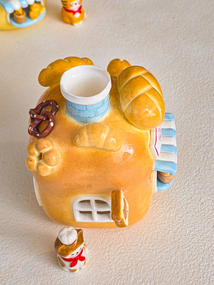 Nekochan bakery candle holder - Loaf