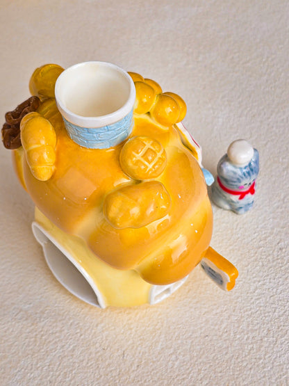 Nekochan bakery candle holder - Croissant