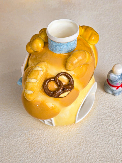 Nekochan bakery candle holder - Croissant