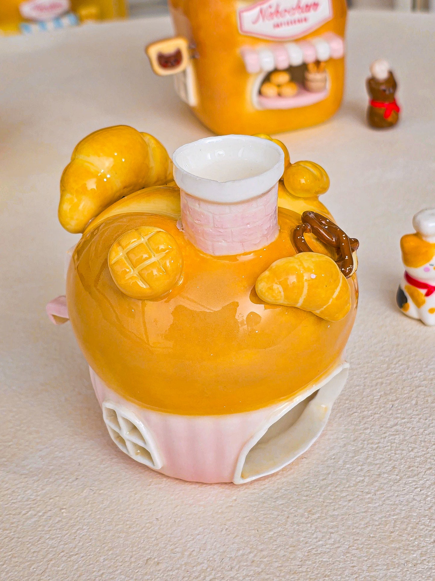 Nekochan bakery candle holder - Cupcake