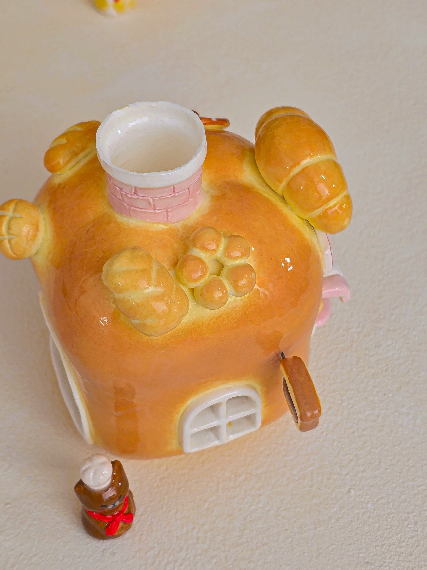 Nekochan bakery candle holder - Loaf