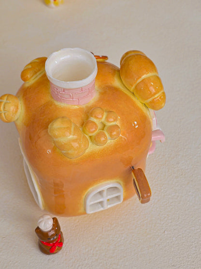 Nekochan bakery candle holder - Loaf