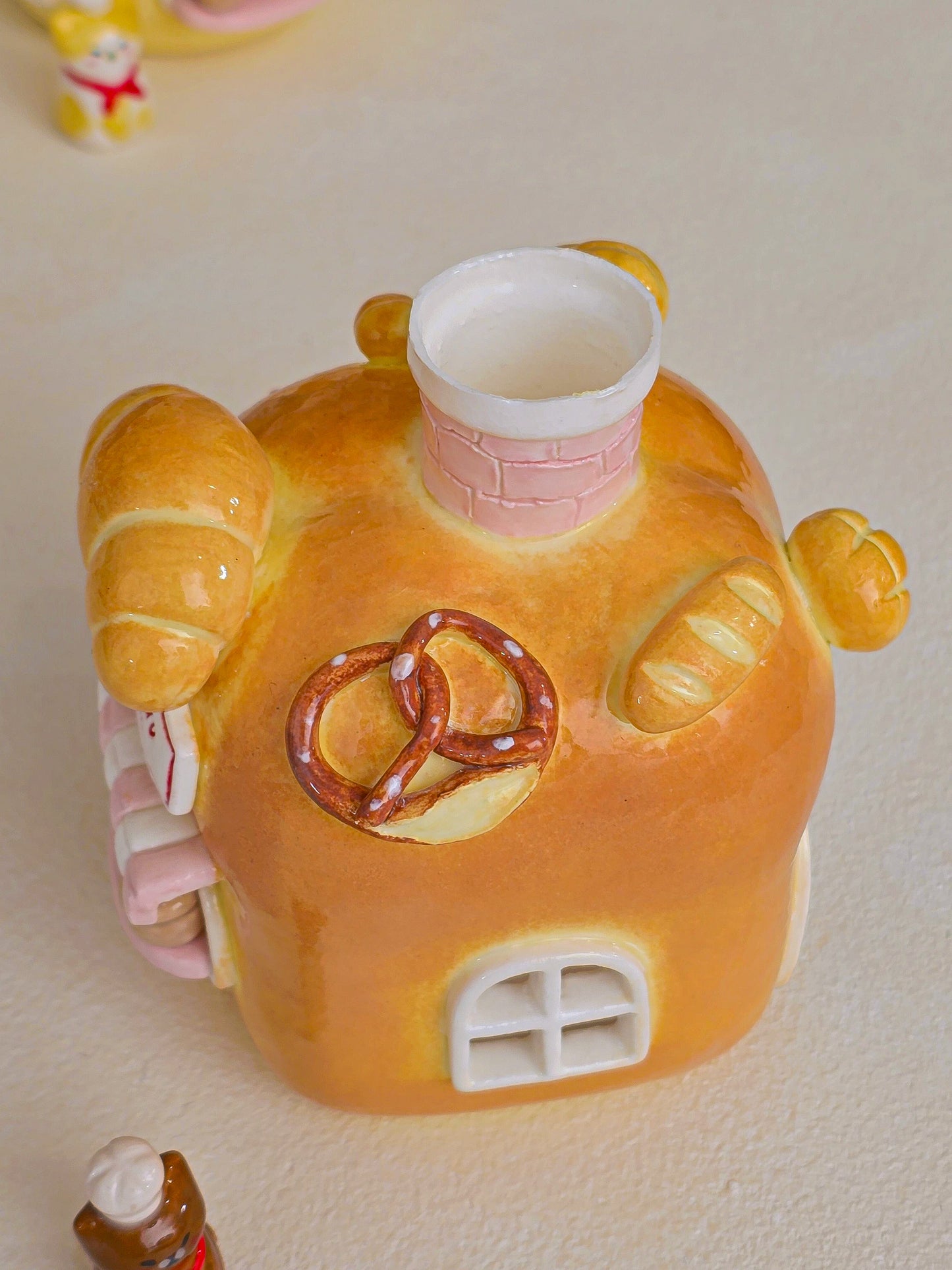 Nekochan bakery candle holder - Loaf