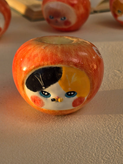 Apple nekochan Salt & Pepper shaker - Mimi