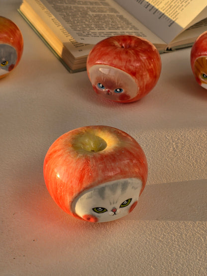 Apple nekochan Salt & Pepper shaker - Sota