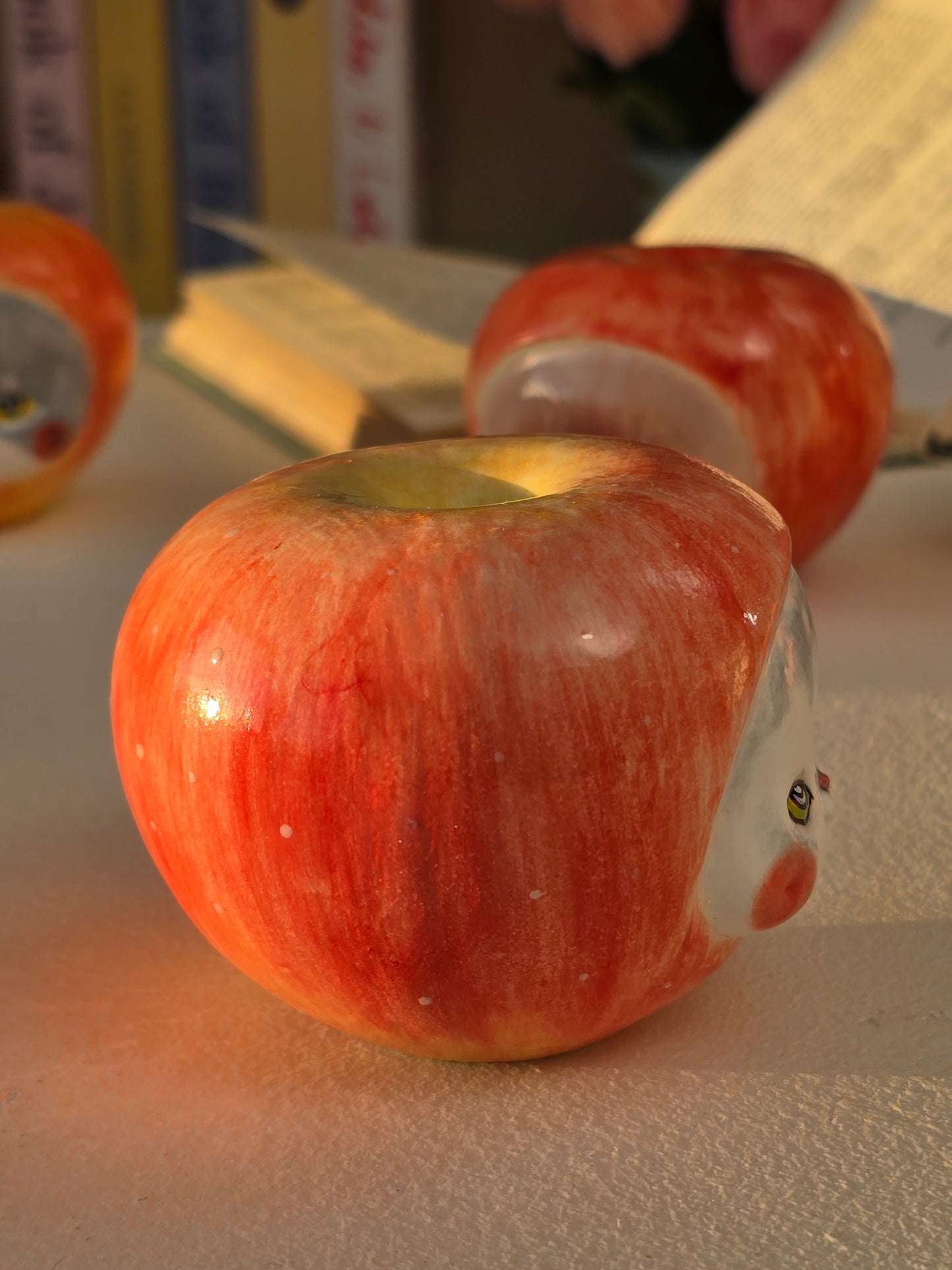 Apple nekochan Salt & Pepper shaker - Sota