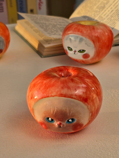 Apple nekochan Salt & Pepper shaker - Kento