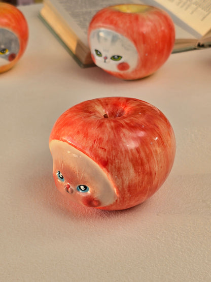 Apple nekochan Salt & Pepper shaker - Kento