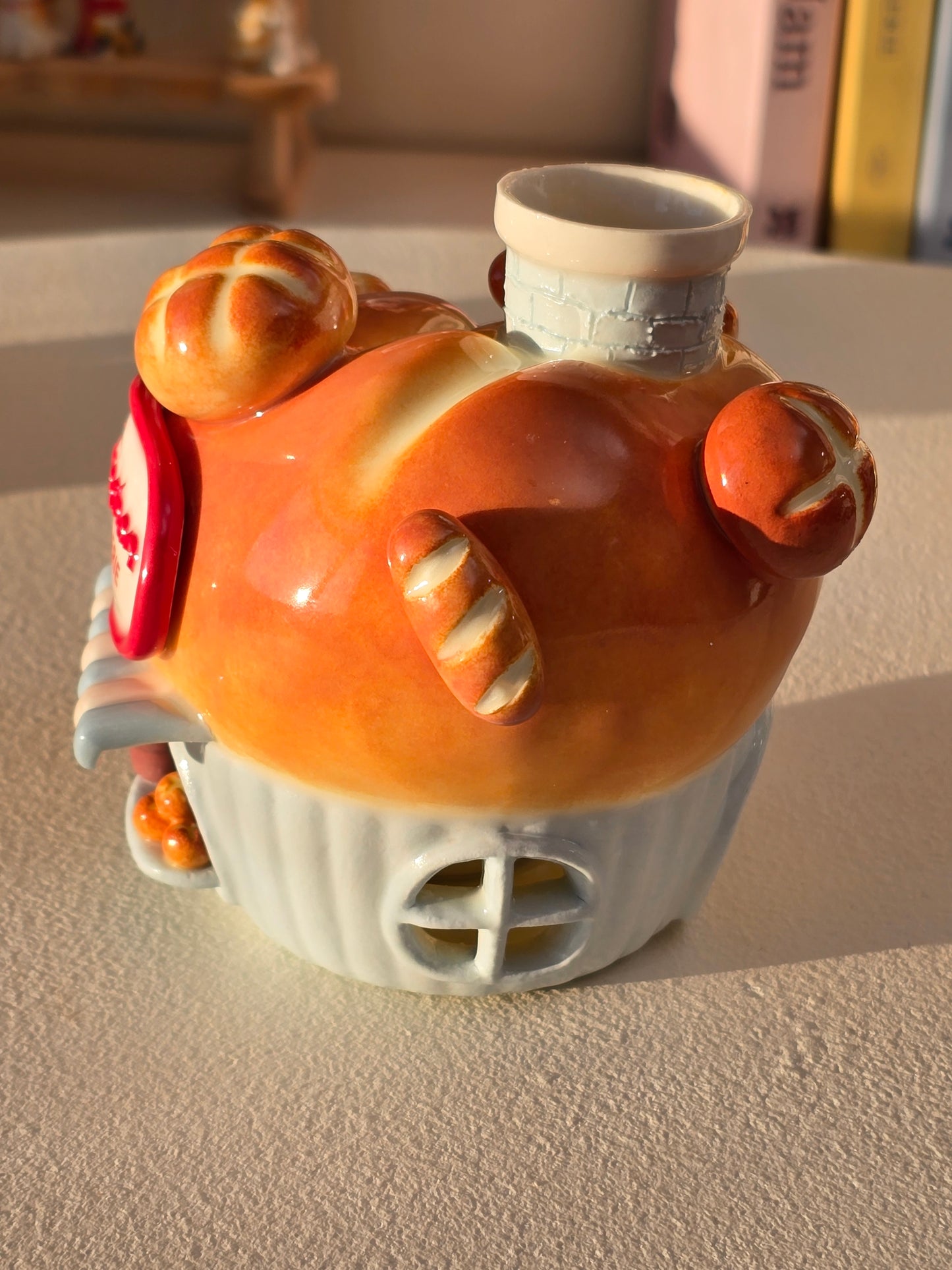 Nekochan bakery candle holder - Baby blue Muffin