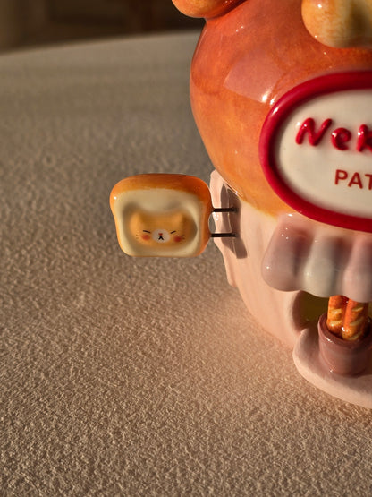 Nekochan bakery candle holder - Pink Muffin