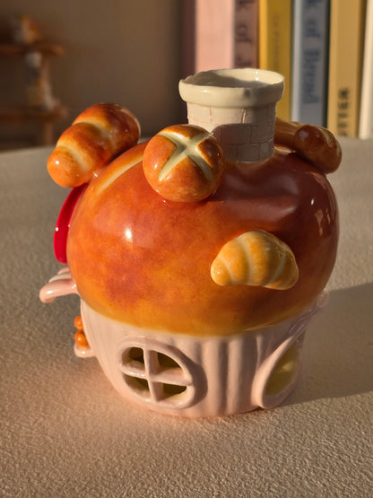 Nekochan bakery candle holder - Pink Muffin